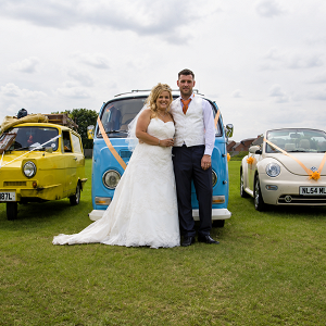 Amy W on her Wedding Day