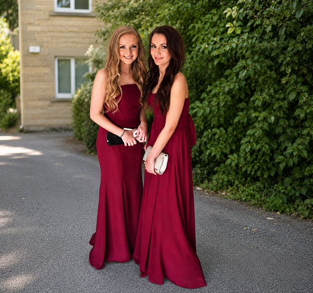 Elle and Rowan wearing Custom Made to Measure Lily Barclay Prom Dresses