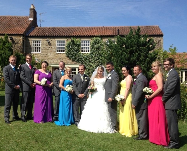 Jodie and Louis on their wedding day