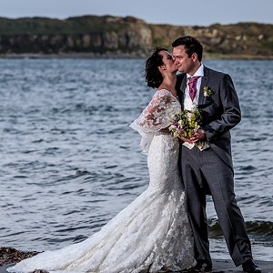 Kasia and Nathan on the Beach