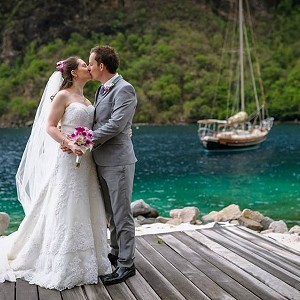 Louise on her wedding Day